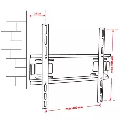 Кронштейн Квадо K-50 silver - 2 Кронштейн Квадо K-50 silver - 2