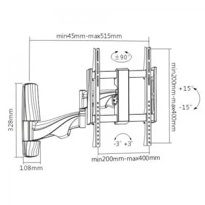 Кронштейн Logan LD-TT14 - 2 Кронштейн Logan LD-TT14 - 2