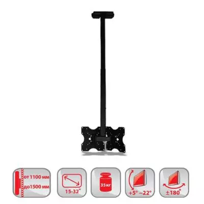 Кронштейн Квадо K-82 black - 4 Кронштейн Квадо K-82 black - 4