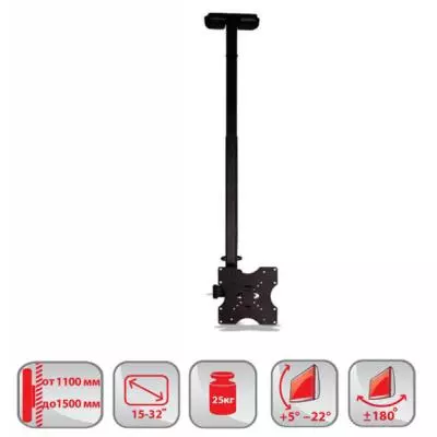 Кронштейн Квадо K-81 black - 3