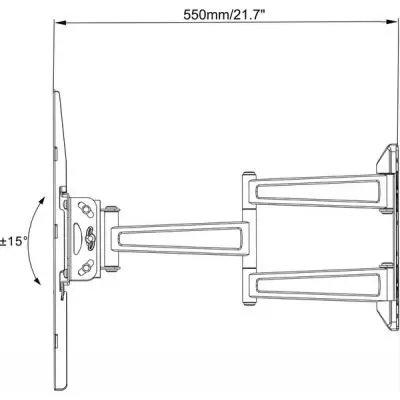 Кронштейн Vogels M42040 Black - 3