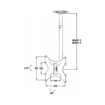 Кронштейн ITech CELB-22N.W - 1