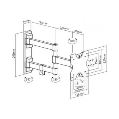 Кронштейн Brateck LDA21-113 - 1 Кронштейн Brateck LDA21-113 - 1