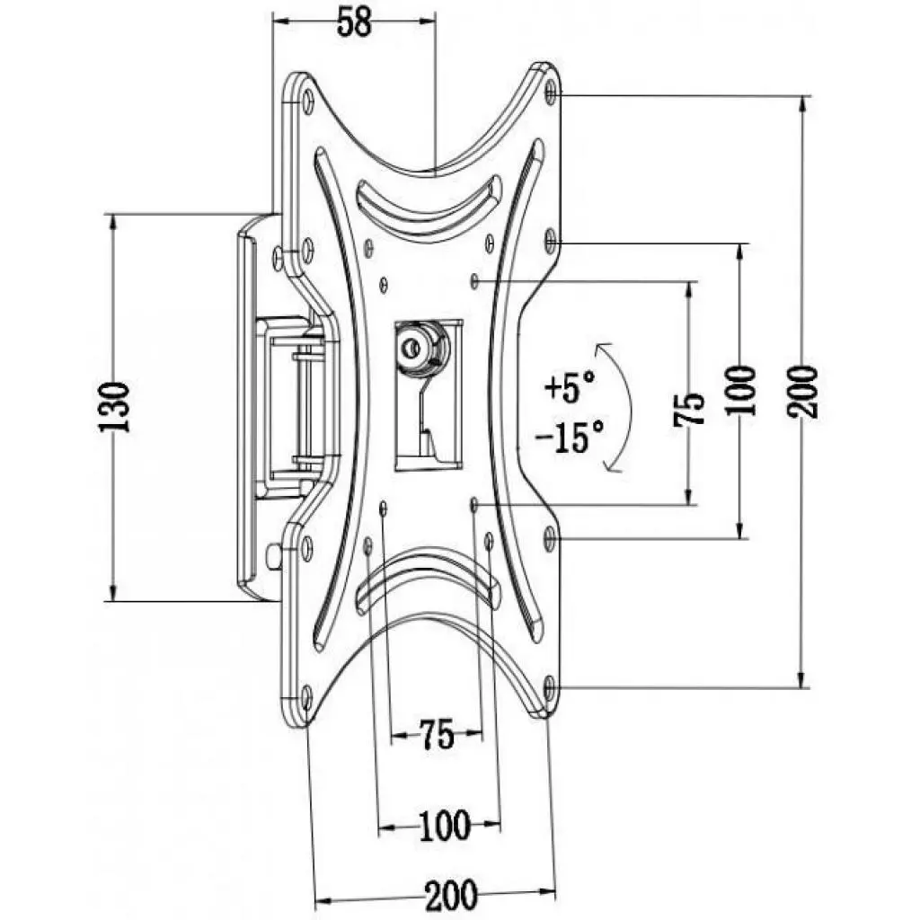 Кронштейн ITech LCD421 W - 1