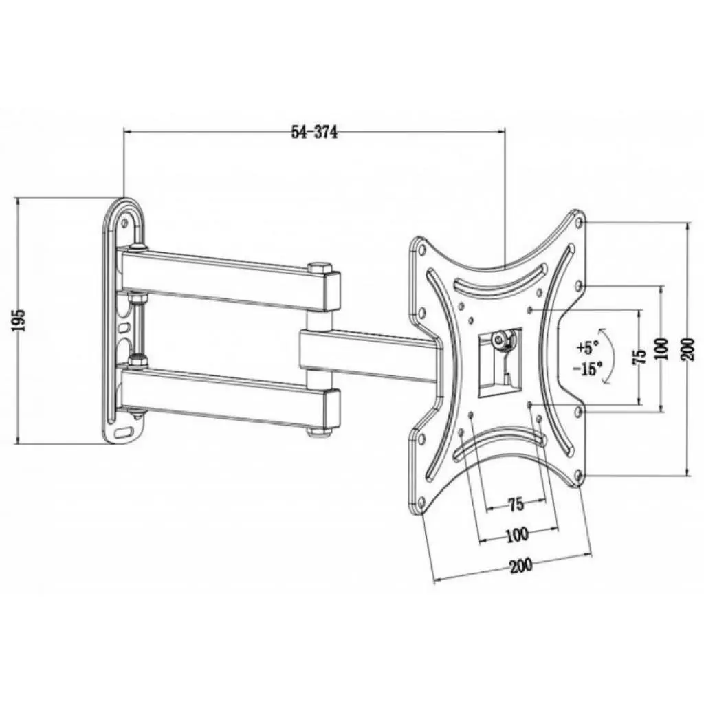 Кронштейн ITech LCD423 W - 1
