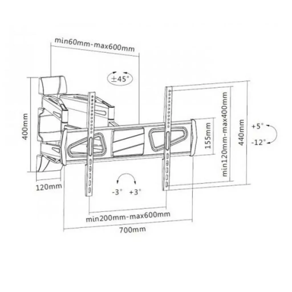 Кронштейн Brateck LPA30-466 - 1