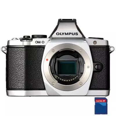 Цифровой фотоаппарат Olympus OM-D E-M5 body silver (V204040SE000)