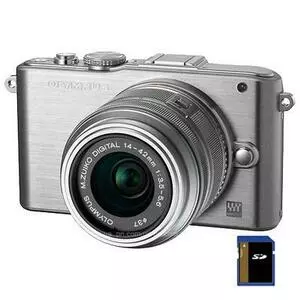 Цифровой фотоаппарат Olympus PEN E-PL3 12-50 mm kit silver/silver (V20503FSE000)