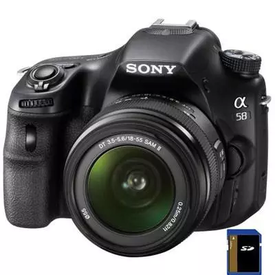 Цифровой фотоаппарат Sony Alpha A58 + 18-55 kit (SLTA58K.CEC)
