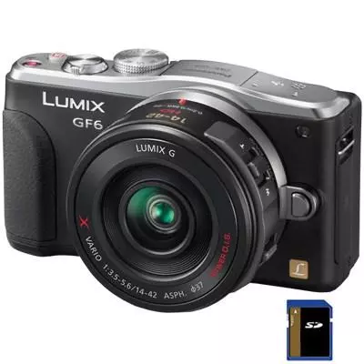 Цифровой фотоаппарат Panasonic DMC-GF6 black 14-42 kit (DMC-GF6KEE-K)