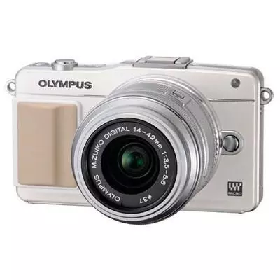 Цифровой фотоаппарат Olympus PEN E-PM2 14-42 mm kit Flash Air white/silver (V206021WE010)