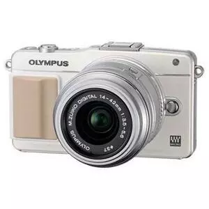 Цифровой фотоаппарат Olympus PEN E-PM2 14-42 mm kit Flash Air white/silver (V206021WE010)