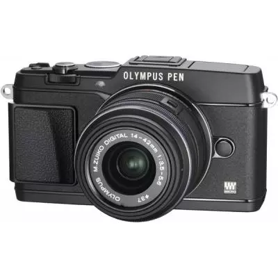 Цифровой фотоаппарат Olympus E-P5 14-42 mm Kit black/black (V204051BE000) - 2
