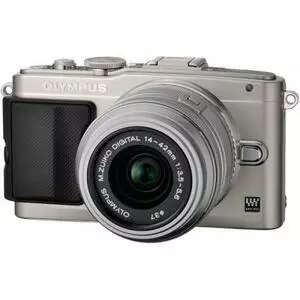 Цифровой фотоаппарат Olympus E-PL5 14-42 mm Flash Air silver/silver (V205041SE010)