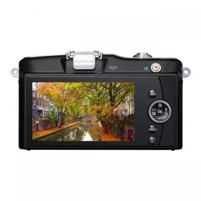 Цифровой фотоаппарат Olympus E-PM1 14-150 mm kit black/black (V20601EBE000) - 1