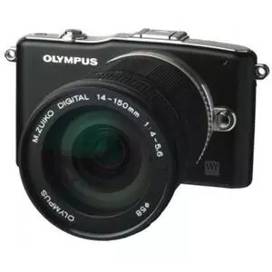 Цифровой фотоаппарат Olympus E-PM1 14-150 mm kit black/black (V20601EBE000)