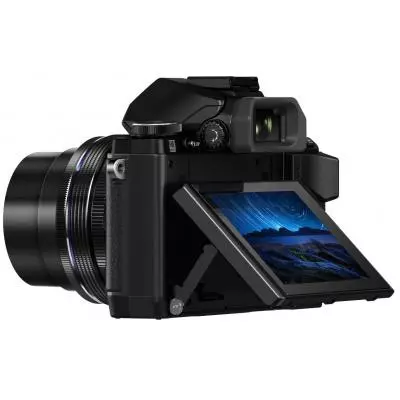 Цифровой фотоаппарат Olympus E-M10 pancake zoom 14-42 Kit black/black (V207023BE000) - 4