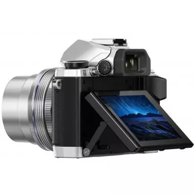 Цифровой фотоаппарат Olympus E-M10 pancake zoom 14-42 Kit silver/black (V207024SE000) - 4