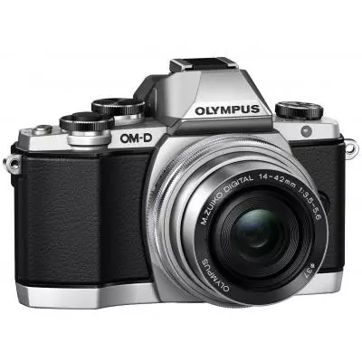 Цифровой фотоаппарат Olympus E-M10 pancake zoom 14-42 Kit silver/black (V207024SE000) - 7