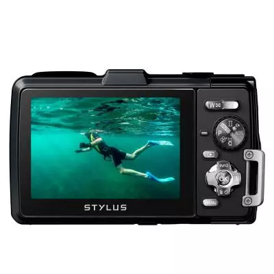 Цифровой фотоаппарат Olympus TG-835 Black (Waterproof - 10m; GPS) (V104131BE000) - 3