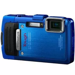 Цифровой фотоаппарат Olympus TG-835 Blue (Waterproof - 10m; GPS) (V104131UE000)