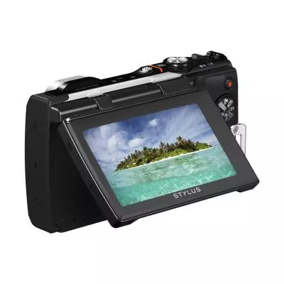 Цифровой фотоаппарат Olympus TG-850 White (Waterproof - 10m; iHS) (V104150WE000) - 4