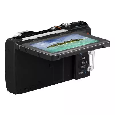Цифровой фотоаппарат Olympus TG-850 White (Waterproof - 10m; iHS) (V104150WE000) - 5