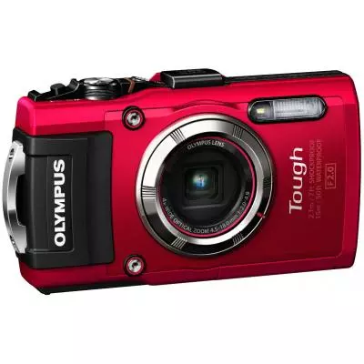 Цифровой фотоаппарат Olympus TG-3 Red (V104140RE000) - 4