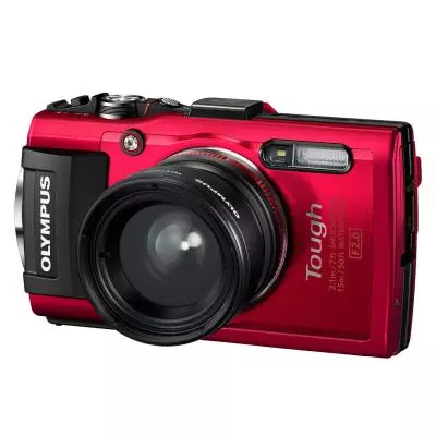 Цифровой фотоаппарат Olympus TG-4 Red (V104160RE000) - 7