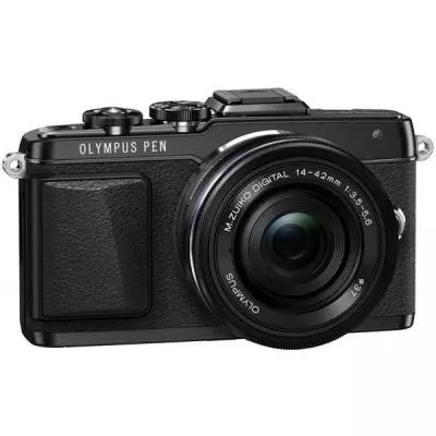 Цифровой фотоаппарат Olympus E-PL7 14-42 mm Kit black/black (V205071BE000) - 2