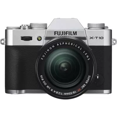 Цифровой фотоаппарат Fujifilm X-T10 + XF 18-55mm F2.8-4R Kit Silver (16471457) - 1