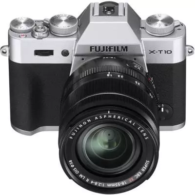 Цифровой фотоаппарат Fujifilm X-T10 + XF 18-55mm F2.8-4R Kit Silver (16471457) - 2