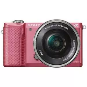 Цифровой фотоаппарат Sony Alpha 5000 kit 16-50 Pink (ILCE5000LP.CEC)