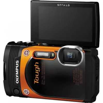Цифровой фотоаппарат Olympus TG-860 Orange (Waterproof - 15m; iHS; Wi-Fi) (V104170OE000) - 6