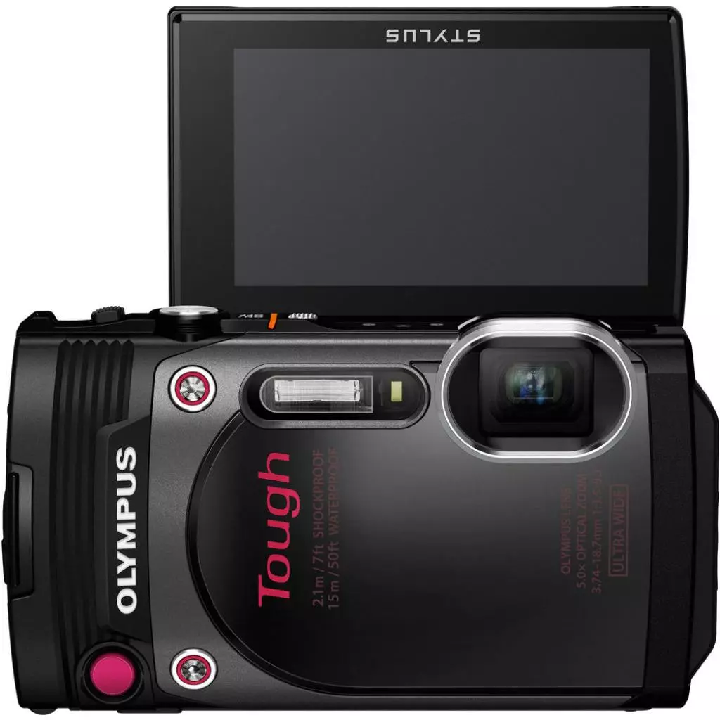 Цифровой фотоаппарат Olympus Tough TG-870 Black (Waterproof - 15m; Wi-Fi; GPS) (V104200BE000) - 10