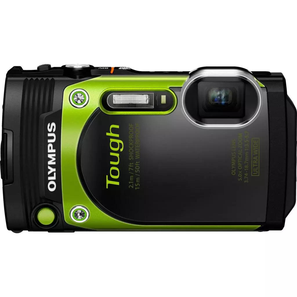 Цифровой фотоаппарат Olympus Tough TG-870 Green (Waterproof - 15m; Wi-Fi; GPS) (V104200EE000) - 1