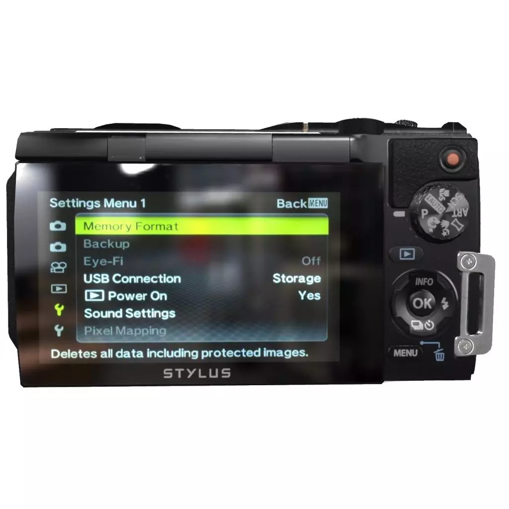 Цифровой фотоаппарат Olympus Tough TG-870 White (Waterproof - 15m; Wi-Fi; GPS) (V104200WE000) - 1