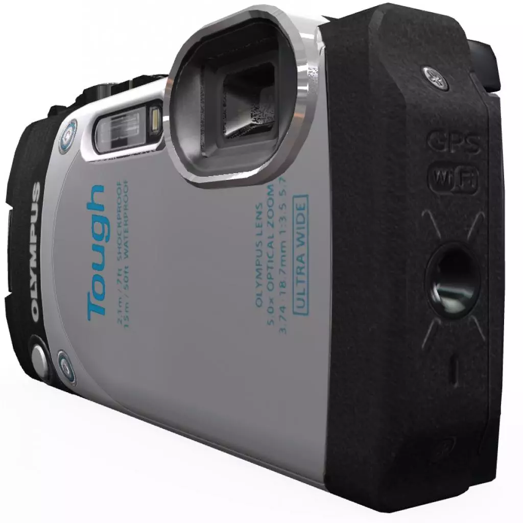 Цифровой фотоаппарат Olympus Tough TG-870 White (Waterproof - 15m; Wi-Fi; GPS) (V104200WE000) - 2