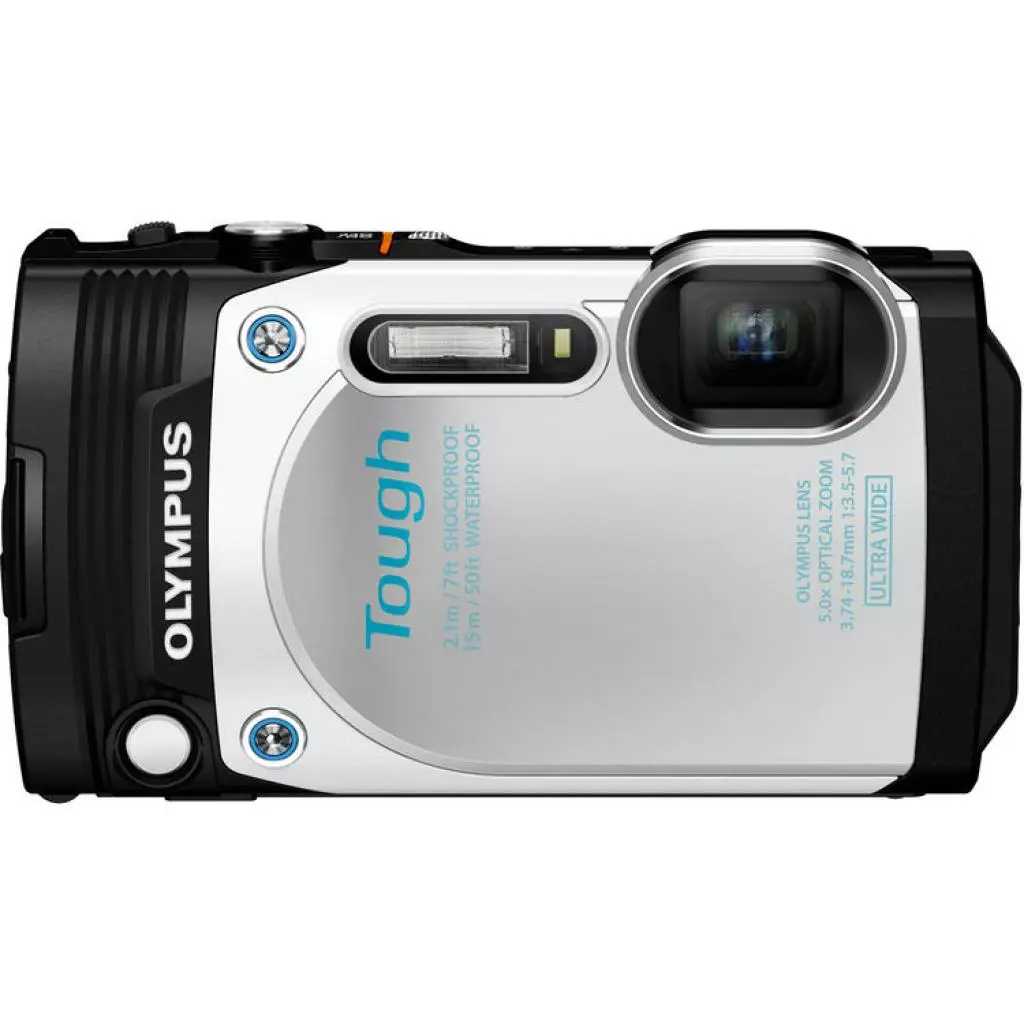 Цифровой фотоаппарат Olympus Tough TG-870 White (Waterproof - 15m; Wi-Fi; GPS) (V104200WE000) - 8