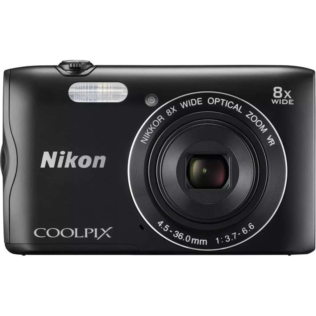 Цифровой фотоаппарат Nikon Coolpix A300 Black (VNA961E1) - 1