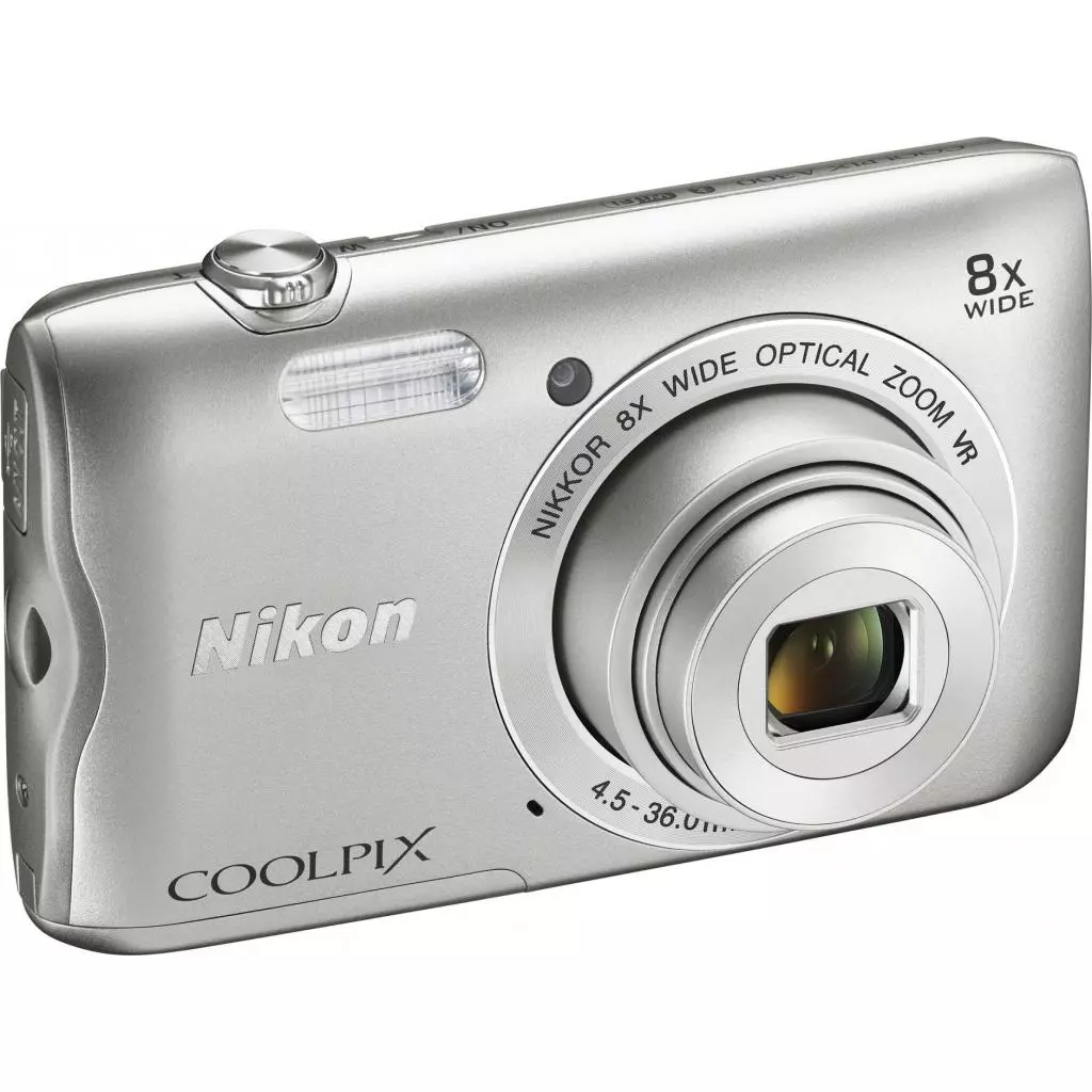 Цифровой фотоаппарат Nikon Coolpix A300 Silver (VNA960E1) - 2