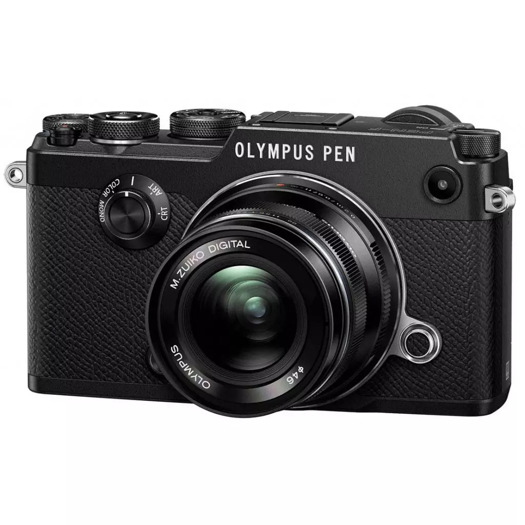 Цифровой фотоаппарат Olympus PEN-F 17mm 1:1.8 Kit black/black (V204063BE000)