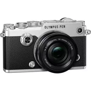 Цифровой фотоаппарат Olympus PEN-F Pancake Zoom 14-42 Kit silver/black (V204061SE000)