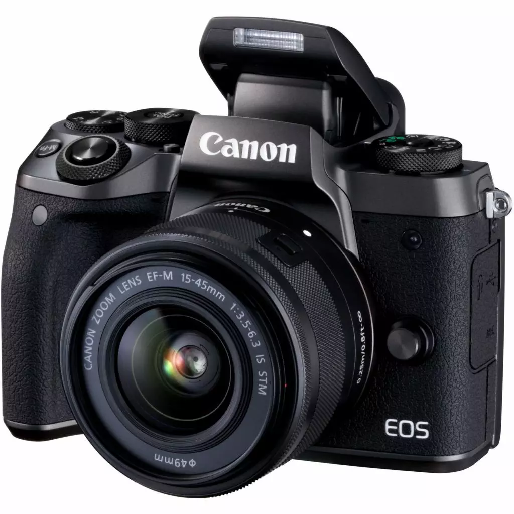 Цифровой фотоаппарат Canon EOS M5 15-45 IS STM Black Kit (1279C046) - 2