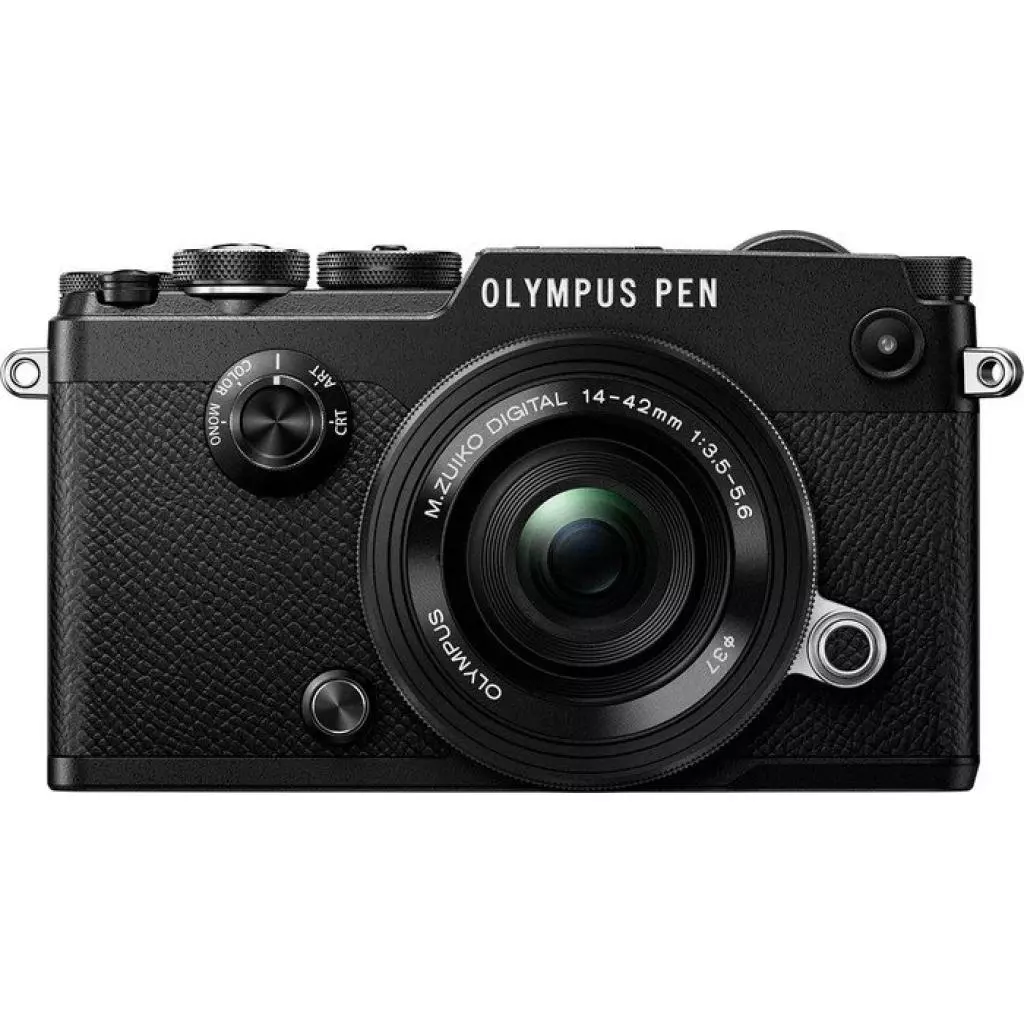 Цифровой фотоаппарат Olympus PEN-F Pancake Zoom 14-42 Kit black/black (V204061BE000)