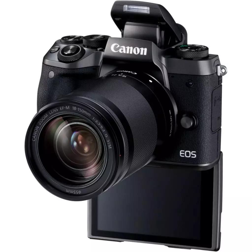 Цифровой фотоаппарат Canon EOS M5 18-150 IS STM Black Kit (1279C049) - 9