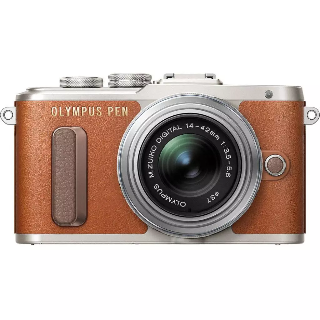 Цифровой фотоаппарат Olympus E-PL8 14-42 mm Pancake Zoom Kit brown/silver (V205082NE000) - 1