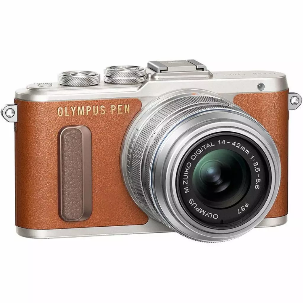Цифровой фотоаппарат Olympus E-PL8 14-42 mm Pancake Zoom Kit brown/silver (V205082NE000) - 2