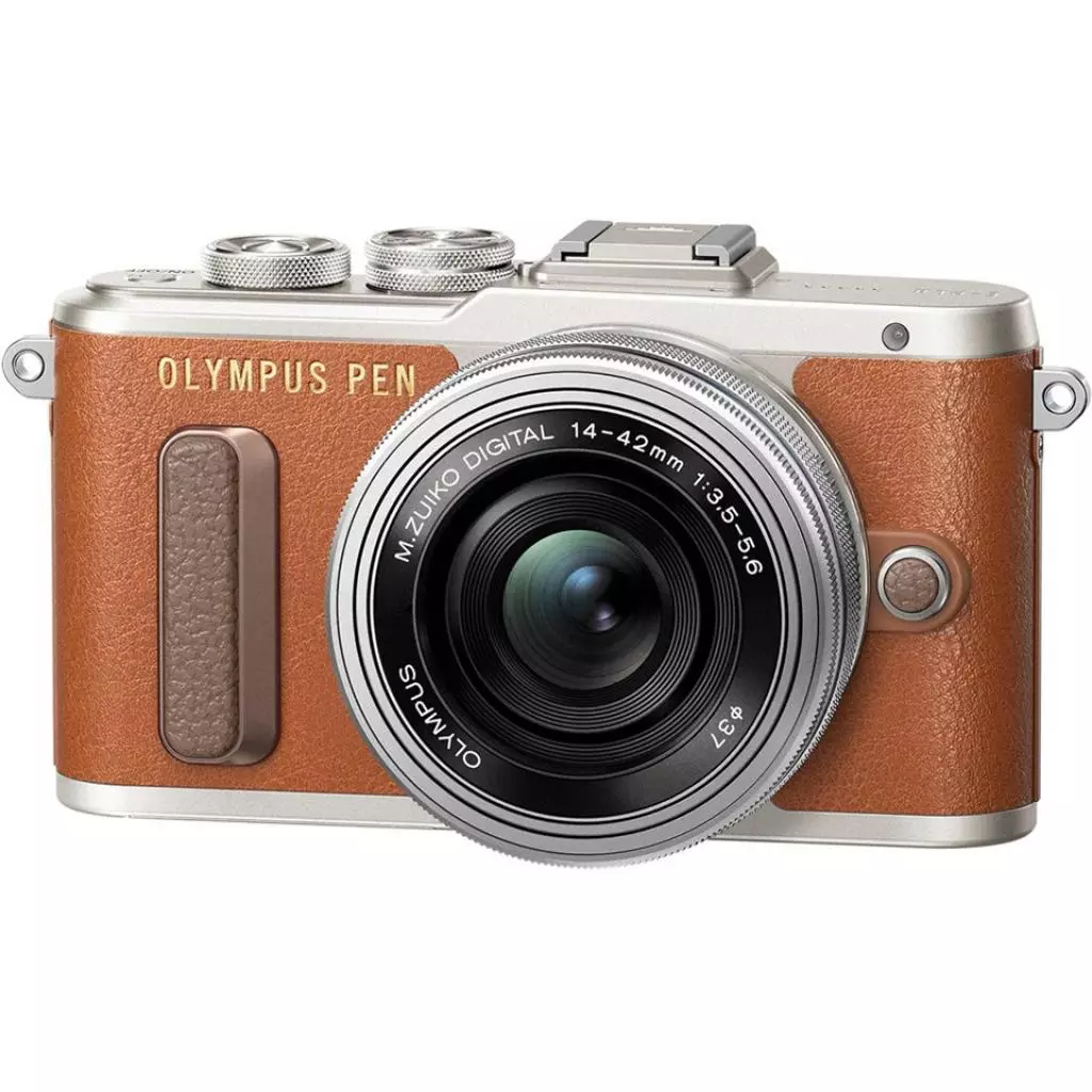 Цифровой фотоаппарат Olympus E-PL8 14-42 mm Pancake Zoom Kit brown/silver (V205082NE000)