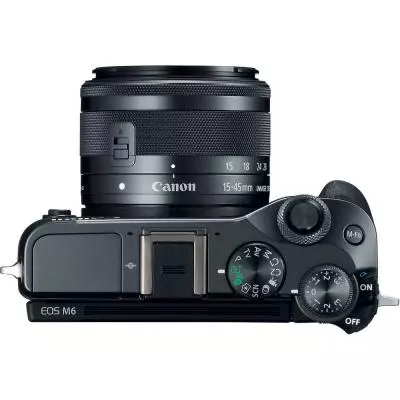Цифровой фотоаппарат Canon EOS M6 15-45 IS STM Black Kit (1724C043AA) - 3